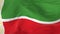 waving looped flag as a background Chechen Republic