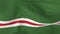 waving looped flag as a background Chechen Republic of Ichkeria