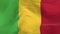 waving looped flag as a background Mali