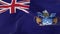 waving looped flag as a background Tristan da Cunha