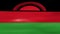 Waving Malawi Flag, ready for seamless loop