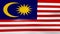 Waving Malaysia Flag, ready for seamless loop