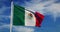 Waving Mexican Flag In Mexico City National Celebration - 4k 30fps Footage