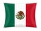 Waving Mexico flag