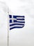 Waving national flag of Greece