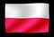 Waving national flag illustration | Poland