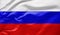 Waving national flag of Russia