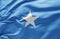 Waving national flag of Somalia