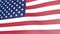 Waving national flag of the united states of america close up 3d rendering animation. Independence Day of America