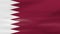 Waving Qatar Flag, ready for seamless loop
