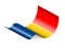 Waving Romania flag