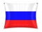 Waving Russia flag