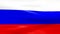 Waving Russia Flag