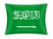 Waving Saudi Arabia flag