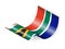 Waving South Africa flag