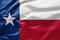 Waving state flag of Texas - United States of America