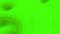 Wavy bright green surface with ripples and grains, seamless loop. Animation. Futuristic background with flowing pixel