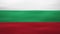 Wavy Bulgarian flag in 4K, Texture Background