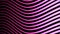Wavy colored lines with black stripes. Animation. Beautiful animation of alternating bands of color and black moving in