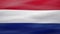 Wavy Dutch flag in 4K, Texture Background