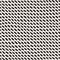 Wavy Hand Drawn Slanted Lines. Vector Seamless Black and White Pattern.