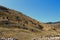 Wavy, hilly, rocky landscape of the Bosnian mountain Bjelasnica. Bjelasnica Mountain, Bosnia and Herzegovina