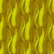 Wavy lines and circles pattern lemon lime green gold ocher overlaying