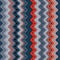 Wavy lines and dots seamless pattern, vertical vector background