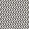 Wavy Lines Pattern. Vector Seamless Black and White .