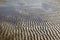 Wavy pattern on the beach