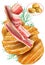 Wavy Potato chips with bacon