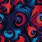 Wavy Psychedelic seamless pattern background. New Classics: Menswear Inspired concept. Geometric Wave Abstract Creative