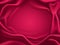 Wavy, red silk fabric backdrop realistic vector