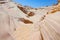 Wavy rock formation at the Valley of Fire