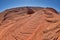 Wavy sandstone mesa at Ferry Swale near Page AZ