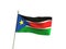 Wavy South Sudan Flag