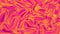 The wavy surface is pink. The pink surface shimmers in different shades. Abstract dynamic texture. 3d animation. Motion