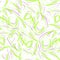 Wavy and swirled chalk strokes seamless pattern