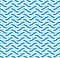 Wavy technical lines seamless pattern, vector abstract repeat en
