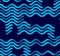 Wavy technical lines seamless pattern, vector abstract repeat en