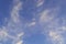 wavy unusual cirrus clouds
