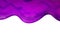 Wavy watercolor bright violet ribbon stripe element