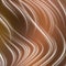 Wavy white transparent lines on a coffee brown background.