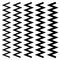 Wavy, zig-zag lines - Thinner and thicker versions. Irregular li