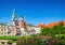 Wawel Castle and cathedral square Krakow, Poland