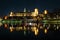 Wawel Castle in Krakow seen from the Vistula boulevards