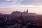 Wawel hill with castle in Krakow