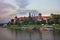 Wawel Palace and the Vistula. Krakow, Poland