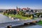 Wawel Zamek Castle, Vistula river in Krakow, Polan