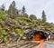 The Wawona Tunnel in Yosemite National Park, California